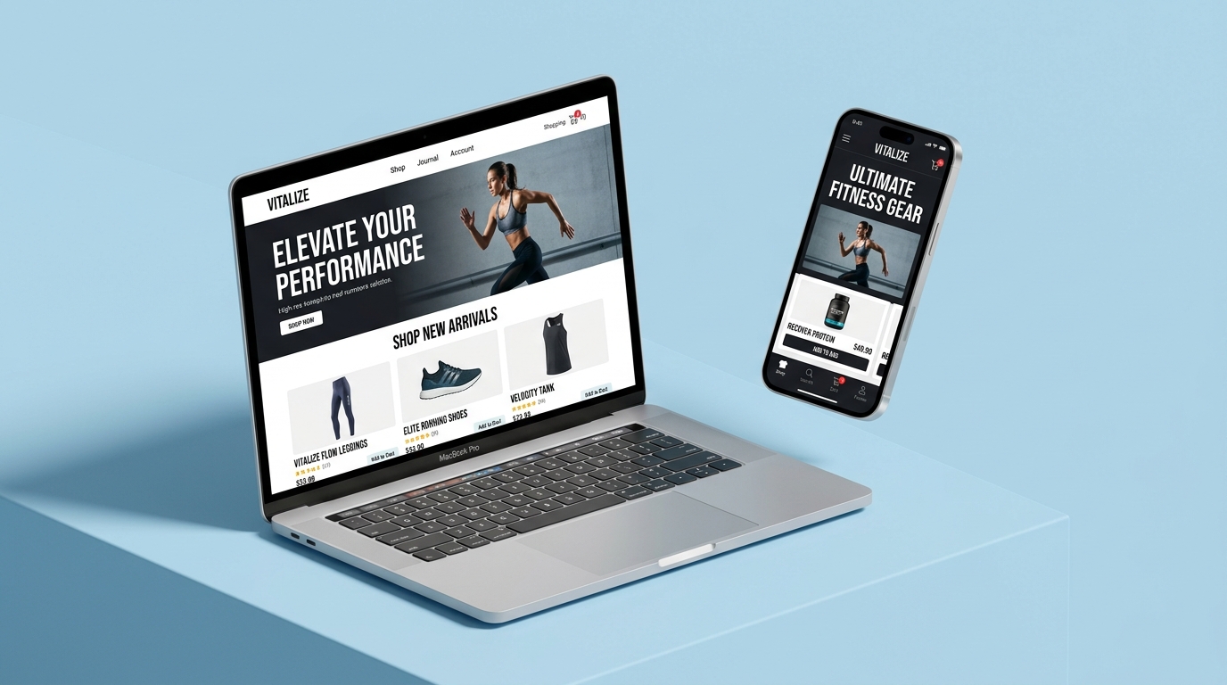 Mockup do E-commerce Loja MTOR
